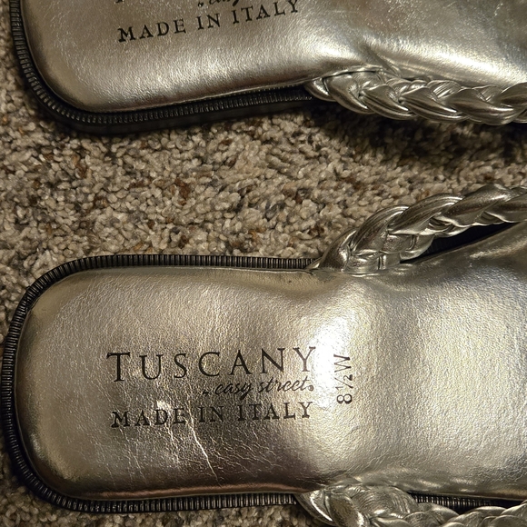 Silver Rhinestine Sandals - Picture 3 of 3